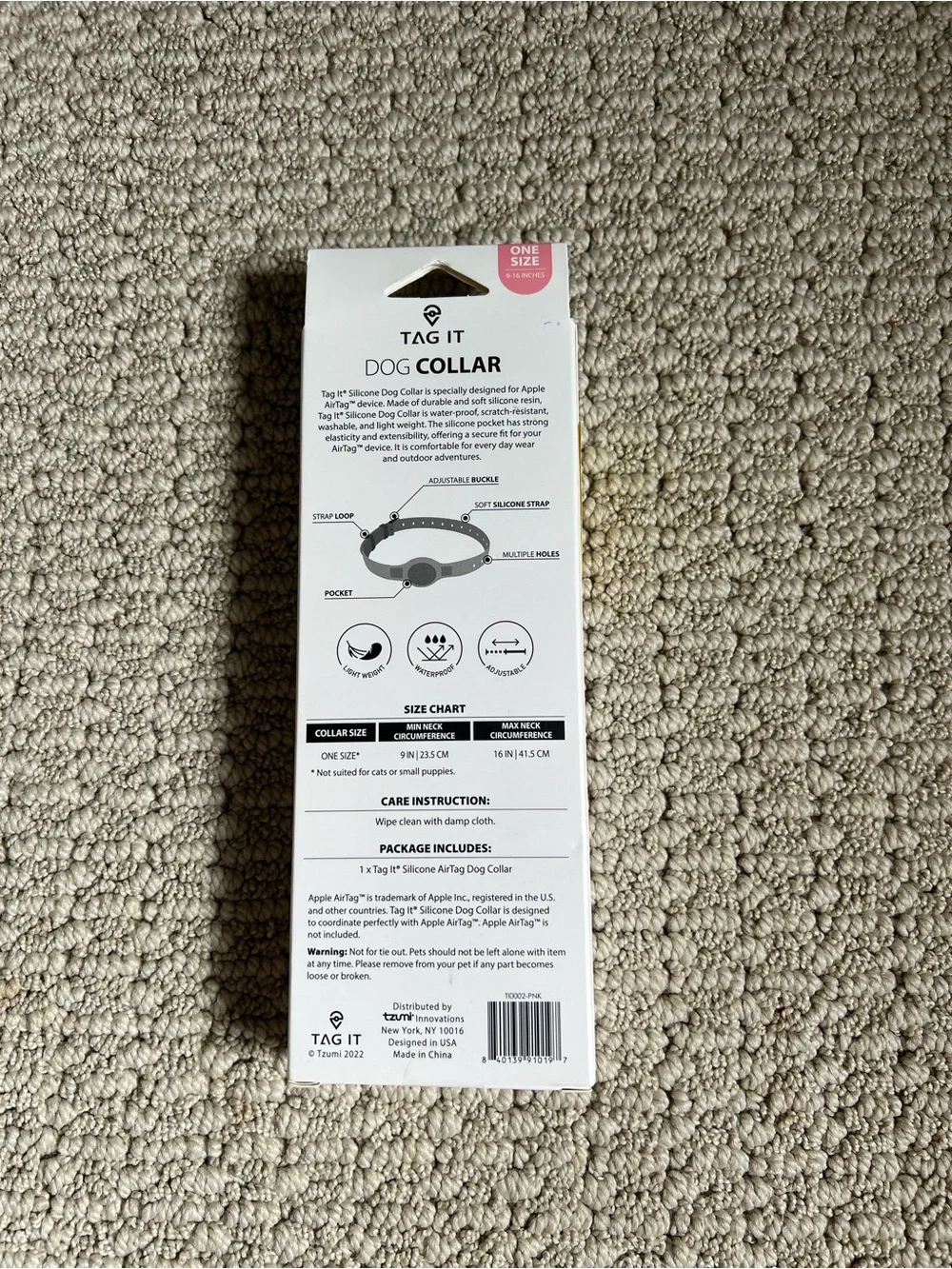 Tag It Dog Collar